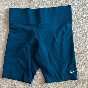 Blue Nike Biker Shorts